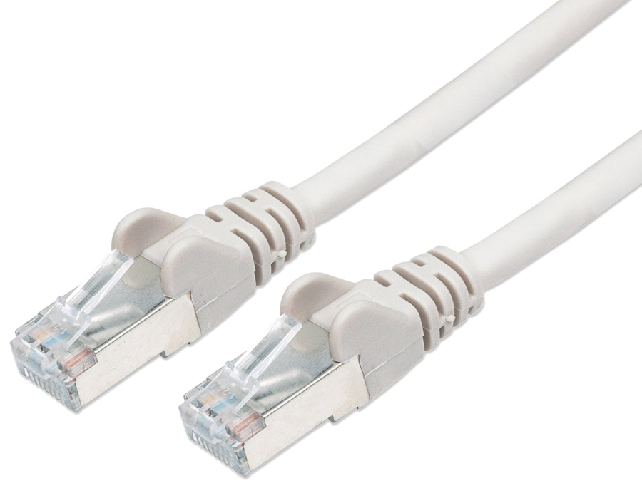 Cavo di rete Patch in rame Cat. 6 Bianco SFTP LSZH 2m